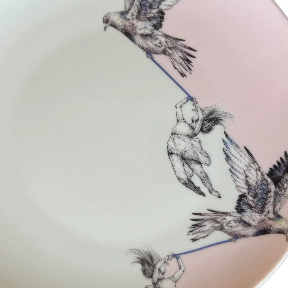 Ikea Stunsig Collection Dessert Salad Side Plates Girl Frédérique Vernillet 2017